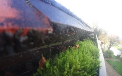 Why do gutters need cleaning AFTER a prolonged rain?